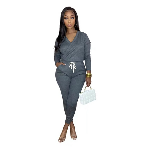 "Let's Chill" Sweater Jumpsuit