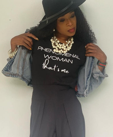 "Phenomenal Woman" Short Sleeve T-Shirt